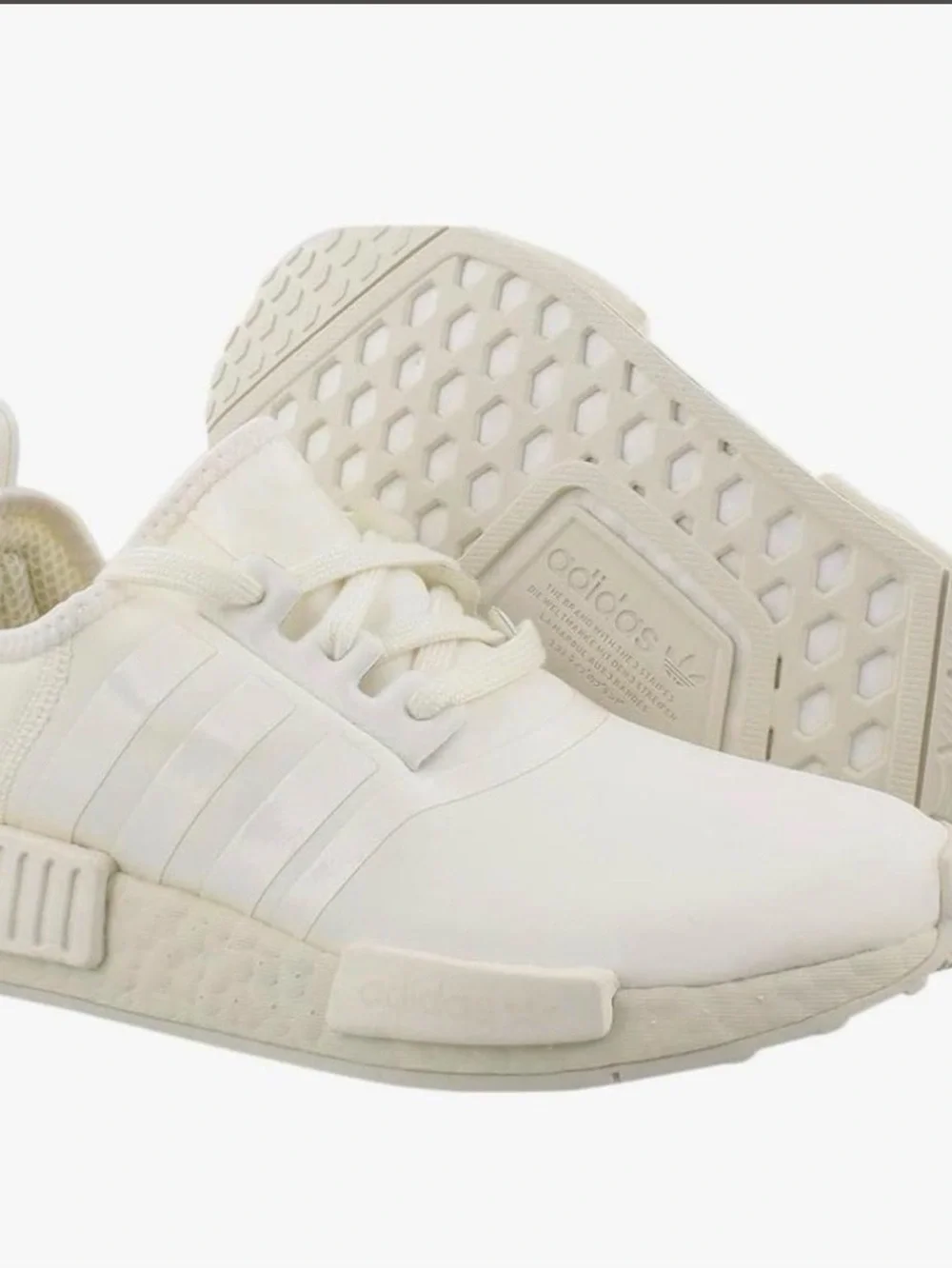 Adidas NMD R1 Womens Shoes Size 6.5 Color: Off-White/Dirty Off-White